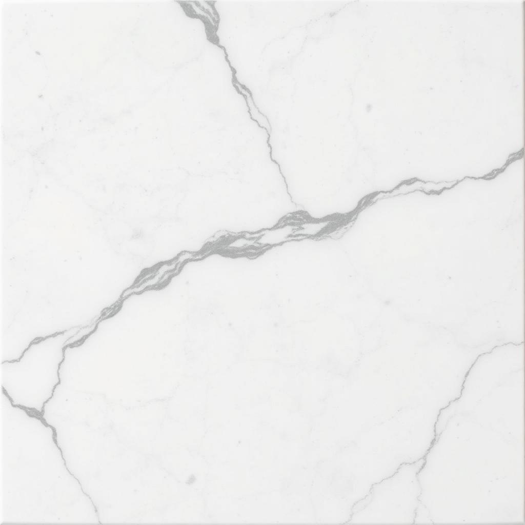 White quartz stone surface